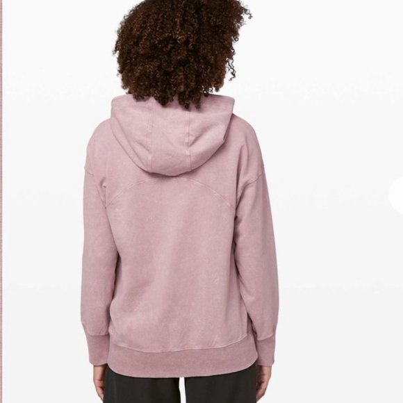 Lululemon Ready To Roll Washed Vintage Mauve Full Zip Hoodie - Picture 3 of 7